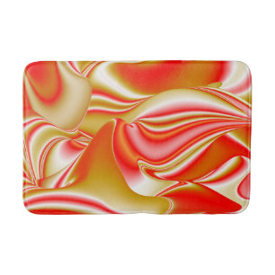 Liefde en Goud Abstract 3D Rainbowart Badmat