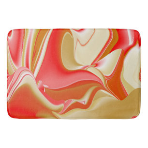 Liefde en Goud Abstract 3D Rainbowart Badmat