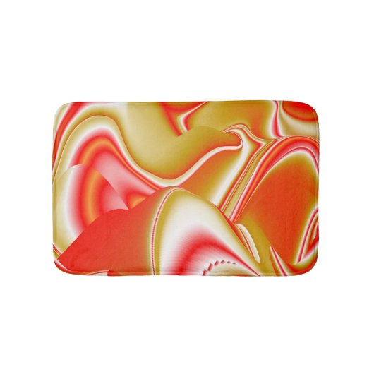 Liefde en Goud Abstract 3D Rainbowart Badmat (Voorkant)