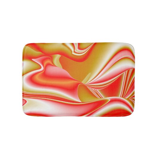 Liefde en Goud Abstract 3D Rainbowart Badmat (Voorkant)