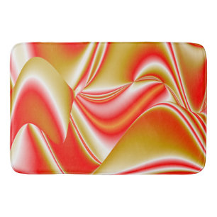 Liefde en Goud Abstract 3D Rainbowart Badmat
