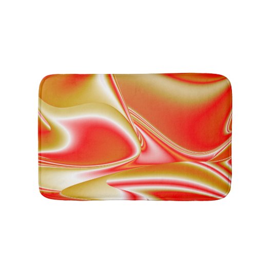 Liefde en Goud Abstract 3D Rainbowart Badmat (Voorkant)
