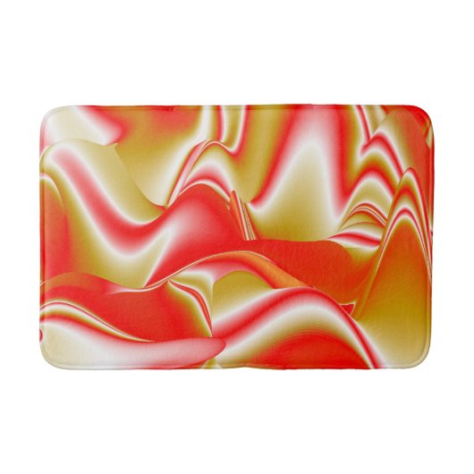 Liefde en Goud Abstract 3D Rainbowart Badmat (Voorkant)