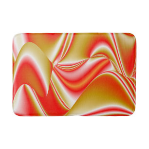 Liefde en Goud Abstract 3D Rainbowart Badmat