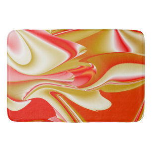 Liefde en Goud Abstract 3D Rainbowart Badmat