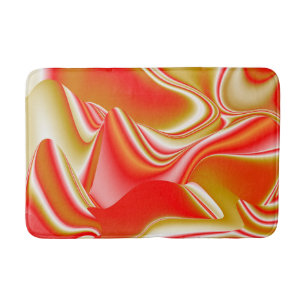 Liefde en Goud Abstract 3D Rainbowart Badmat