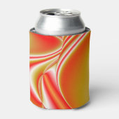 Liefde en Goud Abstract 3D Rainbowart Blikjeskoeler (Blikje Voorkant)