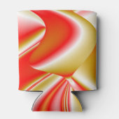 Liefde en Goud Abstract 3D Rainbowart Blikjeskoeler (Achterkant)