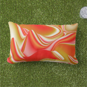 Liefde en Goud Abstract 3D Rainbowart Buitenkussen