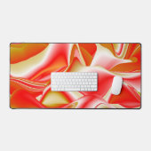 Liefde en Goud Abstract 3D Rainbowart Bureaumat (Keyboard & Muis)