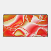 Liefde en Goud Abstract 3D Rainbowart Bureaumat (Voorkant)