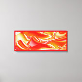 Liefde en Goud Abstract 3D Rainbowart Canvas Afdruk (Voorkant)