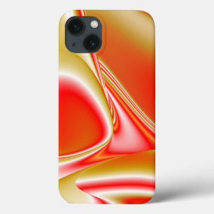 Liefde en Goud Abstract 3D Rainbowart iPhone 13 Hoesje