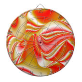 Liefde en Goud Abstract 3D Rainbowart Dartbord (Voorkant)