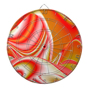 Liefde en Goud Abstract 3D Rainbowart Dartbord