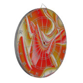 Liefde en Goud Abstract 3D Rainbowart Dartbord (Voorkant Links)