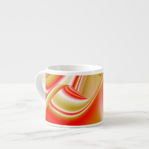 Liefde en Goud Abstract 3D Rainbowart Espresso Kop