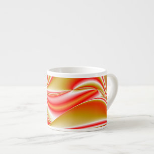 Liefde en Goud Abstract 3D Rainbowart Espresso Kop