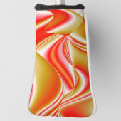 Liefde en Goud Abstract 3D Rainbowart Golfheadcover (Draai 90)