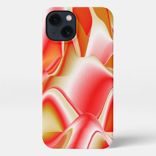 Liefde en Goud Abstract 3D Rainbowart iPhone Hoesje (Achterkant)