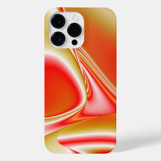 Liefde en Goud Abstract 3D Rainbowart iPhone Hoesje (Achterkant)