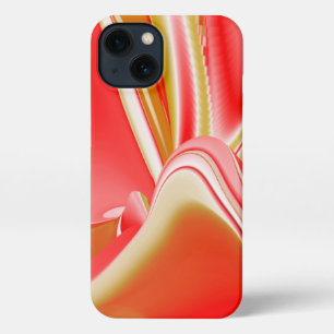 Liefde en Goud Abstract 3D Rainbowart iPhone 13 Hoesje
