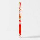 Liefde en Goud Abstract 3D Rainbowart iPhone Hoesje (Linkerkant)