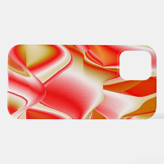 Liefde en Goud Abstract 3D Rainbowart iPhone Hoesje (Achterkant horizontaal)