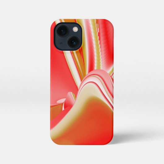 Liefde en Goud Abstract 3D Rainbowart iPhone Hoesje (Achterkant)