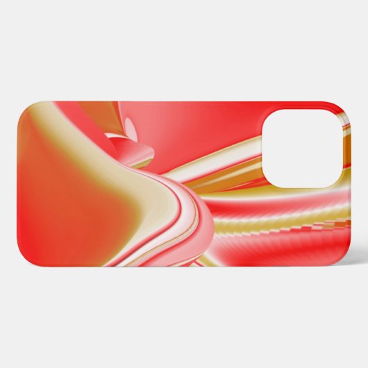 Liefde en Goud Abstract 3D Rainbowart iPhone Hoesje (Achterkant horizontaal)