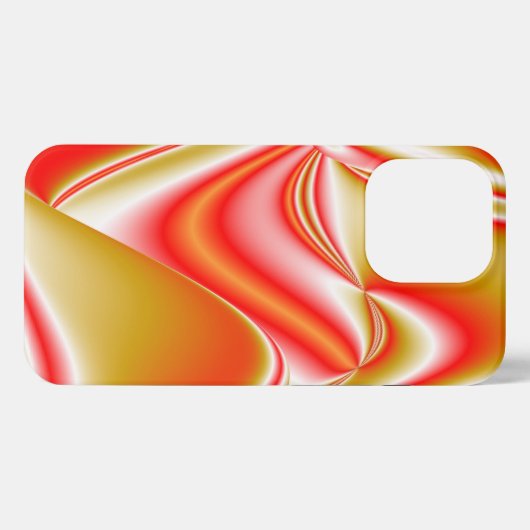 Liefde en Goud Abstract 3D Rainbowart iPhone Hoesje (Achterkant horizontaal)