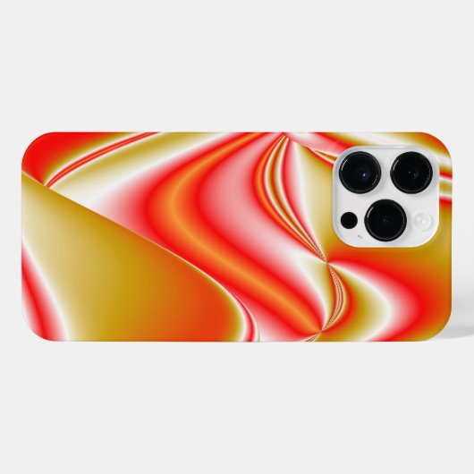 Liefde en Goud Abstract 3D Rainbowart iPhone Hoesje (Achterkant horizontaal)