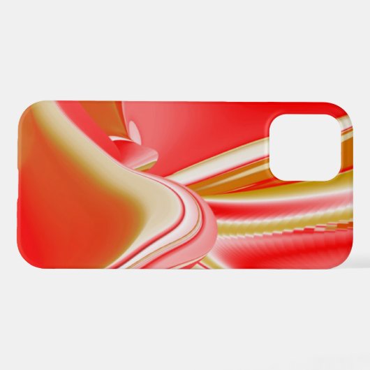 Liefde en Goud Abstract 3D Rainbowart iPhone Hoesje (Achterkant horizontaal)