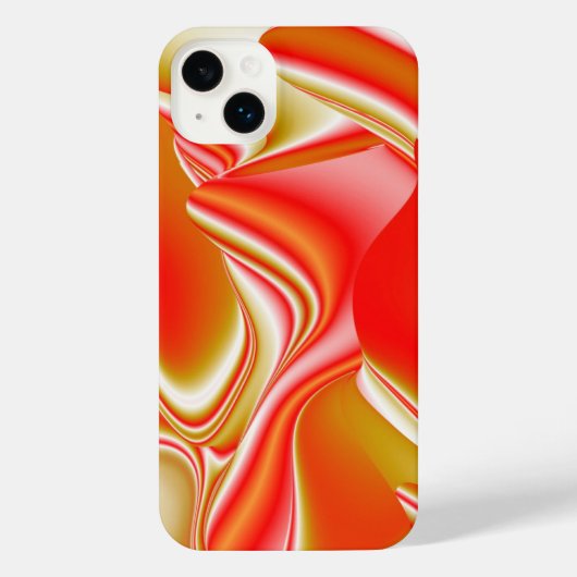Liefde en Goud Abstract 3D Rainbowart iPhone Hoesje (Achterkant)
