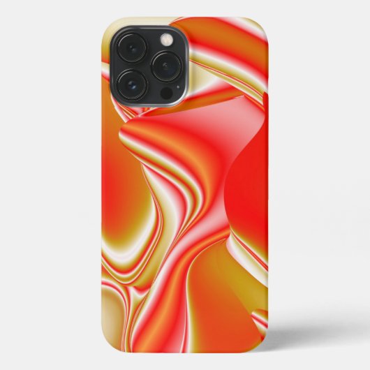 Liefde en Goud Abstract 3D Rainbowart iPhone Hoesje (Achterkant)