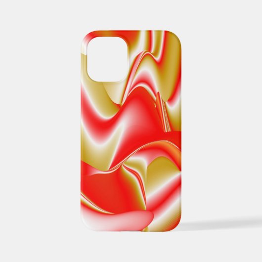 Liefde en Goud Abstract 3D Rainbowart iPhone Hoesje (Achterkant)