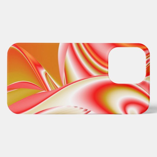Liefde en Goud Abstract 3D Rainbowart iPhone Hoesje (Achterkant horizontaal)