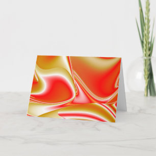 Liefde en Goud Abstract 3D Rainbowart Kaart