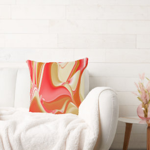 Liefde en Goud Abstract 3D Rainbowart Kussen