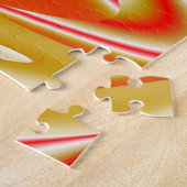 Liefde en Goud Abstract 3D Rainbowart Legpuzzel (Zijkant)