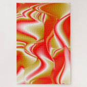 Liefde en Goud Abstract 3D Rainbowart Legpuzzel (Verticaal)