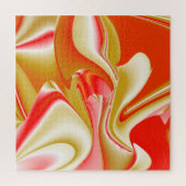 Liefde en Goud Abstract 3D Rainbowart Legpuzzel (Verticaal)