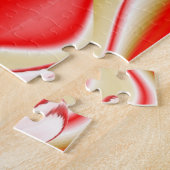 Liefde en Goud Abstract 3D Rainbowart Legpuzzel (Zijkant)