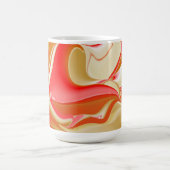 Liefde en Goud Abstract 3D Rainbowart Magische Mok (Midden)