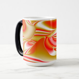 Liefde en Goud Abstract 3D Rainbowart Magische Mok