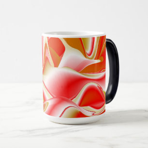 Liefde en Goud Abstract 3D Rainbowart Magische Mok