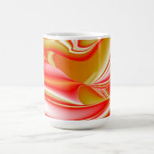 Liefde en Goud Abstract 3D Rainbowart Magische Mok (Midden)