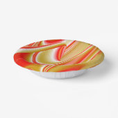 Liefde en Goud Abstract 3D Rainbowart Papieren Kommen (Gebogen)