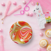 Liefde en Goud Abstract 3D Rainbowart Papieren Kommen (Feest)