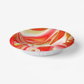 Liefde en Goud Abstract 3D Rainbowart Papieren Kommen (Gebogen)